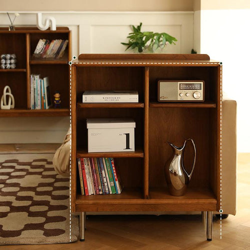 Adele industrial bookshelf display cabinet