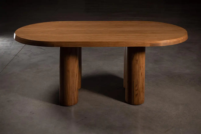 Eros Solid Oak Dining Table