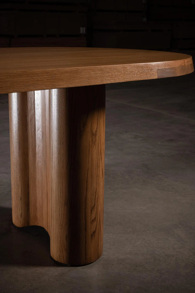 Eros Solid Oak Dining Table