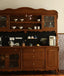 Fréderique French retro solid wood display tea cabinet