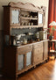 Fréderique French retro solid wood display tea cabinet