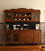 Fréderique French retro solid wood display tea cabinet