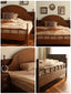 Léonie cherry wood caramel master bed