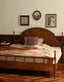 Léonie cherry wood caramel master bed