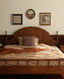 Léonie cherry wood caramel master bed