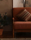 Jolène French retro solid wood fabric sofa