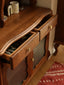 Lucienne vintage cherry wood display cabinet