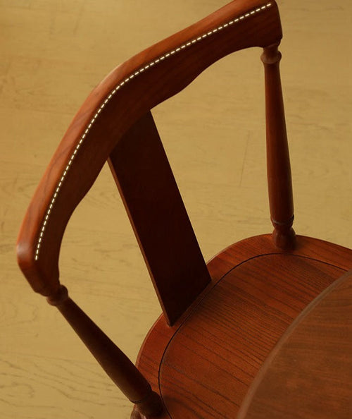 Liliane solid wood retro dining chair