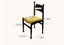 Lyonnette velvet retro dining chair