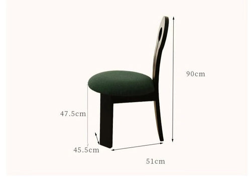 Mélina key French dining chair