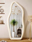 Miro Wave dressing mirror - Ivory White