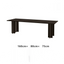 Aveline solid wood wind island long table