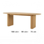 Forest dining table solid wood