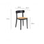 Anne minimalist medieval rattan dining chair