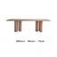 Emiliana dining table French solid wood dining