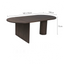 Corinne solid wood dining Nordic smoke table