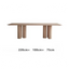 Emiliana dining table French solid wood dining