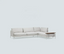 Zanotta Italian linen sofa - white