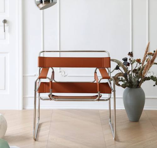 Wassily Leather Armchair Brown dill and johan