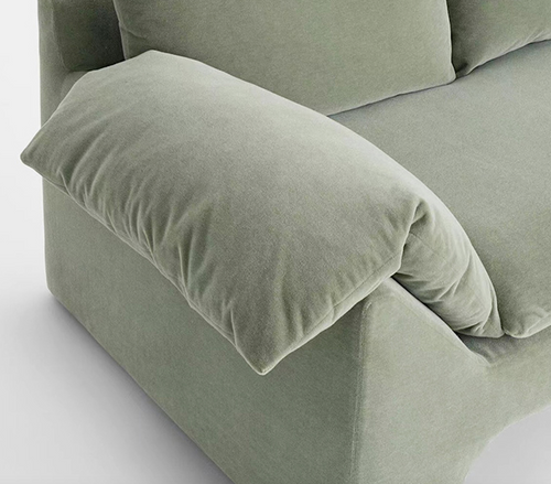 Ninetta Velvet Sofa - Green