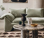 Ninetta Velvet Sofa - Green