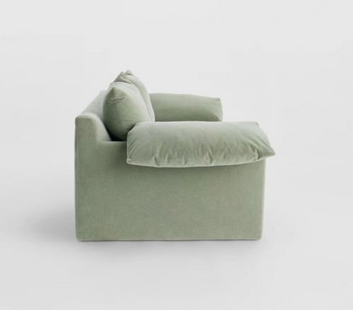 Ninetta Velvet Sofa - Green