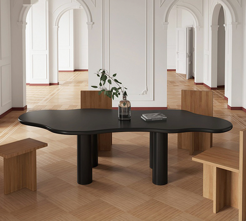 Octavia dining room Pebble shaped Dining table