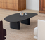 pebble table black