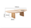 pebble table light oak