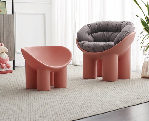 Modern simple elephant four-legged Elephant Stool furniture chair - Pink