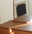 Basile retro mcm cherry wood dressing table