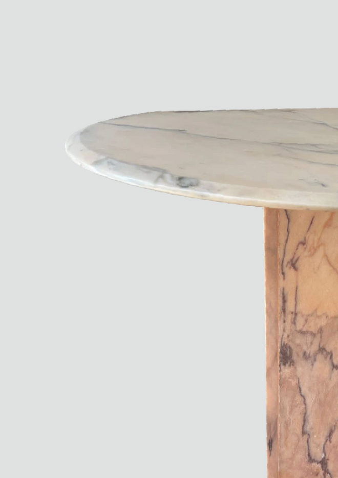 Marvel Oval Marble Table