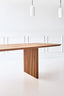 Solara Ash Wood Dining Table – Minimalist Modern Design