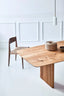 Solara Ash Wood Dining Table – Minimalist Modern Design