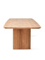 Solara Ash Wood Dining Table – Minimalist Modern Design