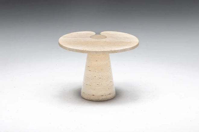 Travertine Side Tables by Angelo Mangiarotti, Italy