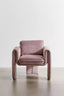 Kaiya Velvet Armchair - Violet