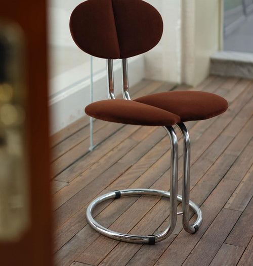 Birger wine velvet chair