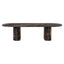 Arthur Vallin Inspired Solid Port Laurent & Brass BooBoo Dining Table