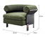 Italian Chai designer single armrest sofa chair