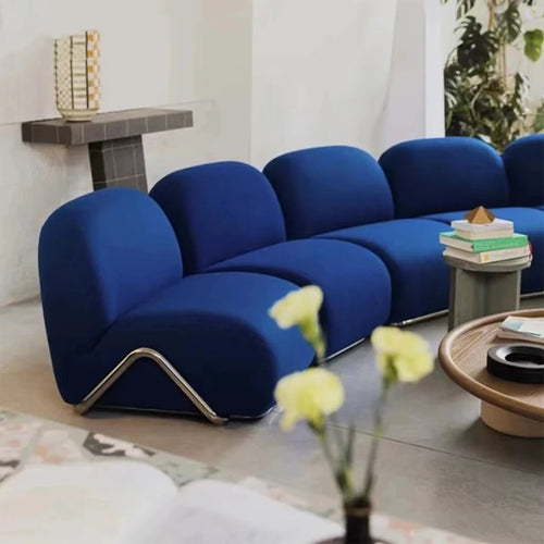 Santia sectional sofa - Sea Blue
