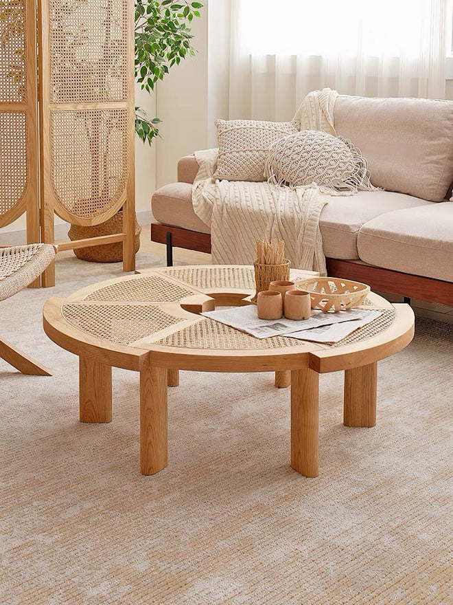 Lowanna Rattan Coffee Table - Sand