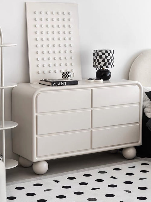 Cecilia Drawer Style Cabinet - White