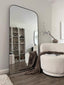 Aria Aluminium HD Glass Full-Length Mirror with rounded corners