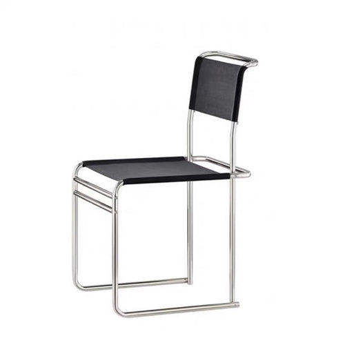 Nordic dining chair light luxury mediaeval chair Brauyer chair Italian chair metal steel pipe chair simple dining chair modern Bauhaus