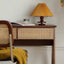 Claude solid wood rattan dressing table