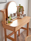 Jannali solid wood desk with mirror