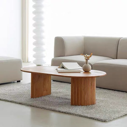 solid wood coffee table modern living room household light luxury creative small apartment minimalist tea table advanced artistic square