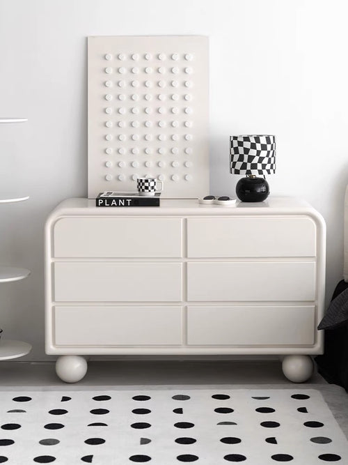 Cecilia Drawer Style Cabinet - White