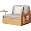 Japanese Log-Style Convertible Sofa Bed – Compact Living Solution